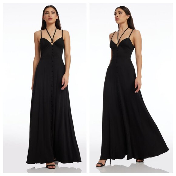 Dress the Population Mia A-Line Maxi Dress - Picture 1 of 3